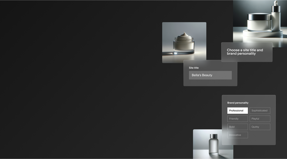 blueprint ai create a portfolio website