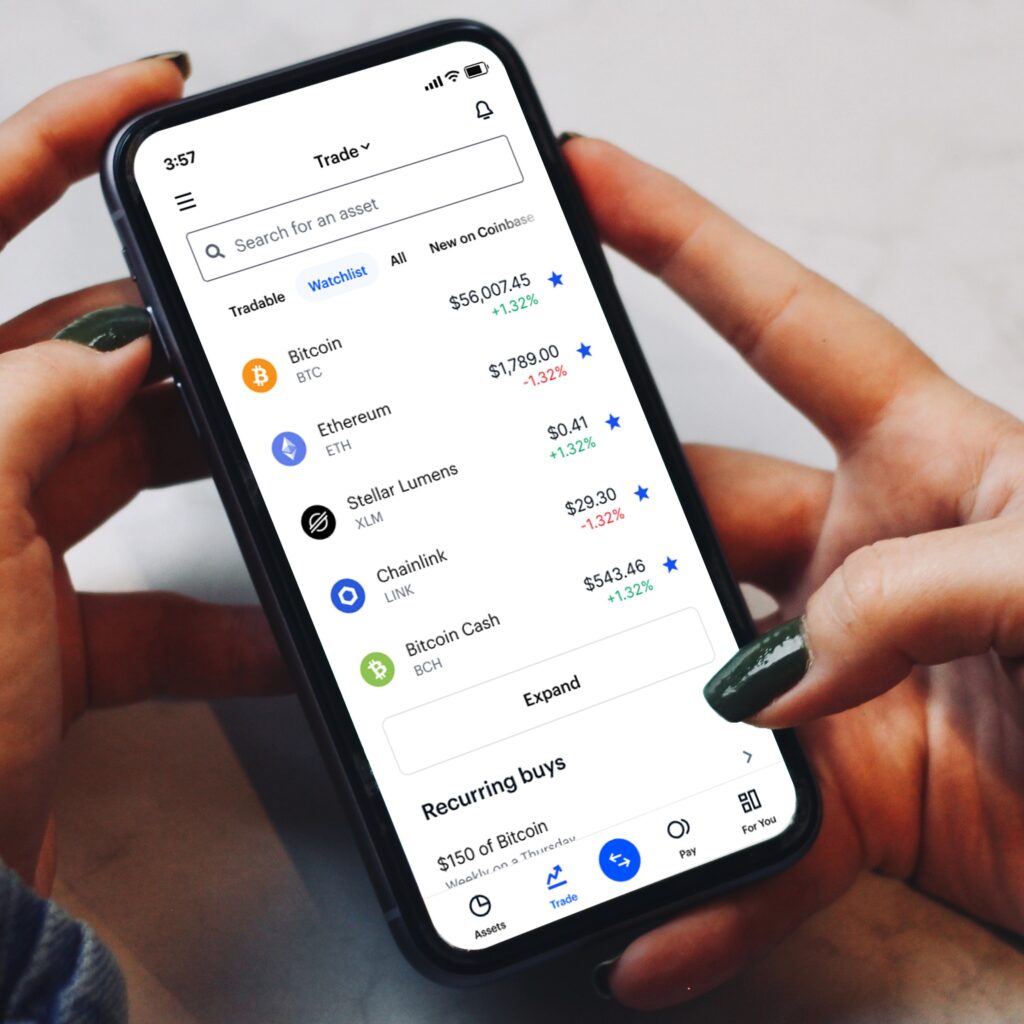 business digital banking coinbase