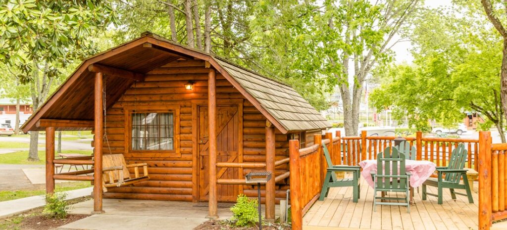 Deluxe Camping Cabins hotels business travelers budget