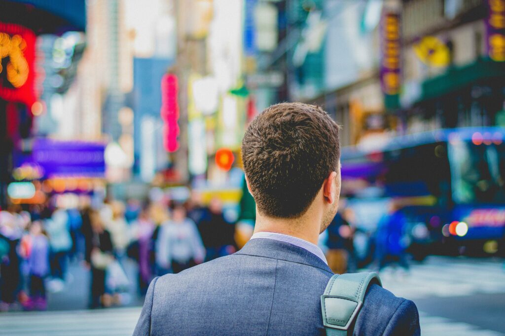 first job tips new graduate man going to work new hire