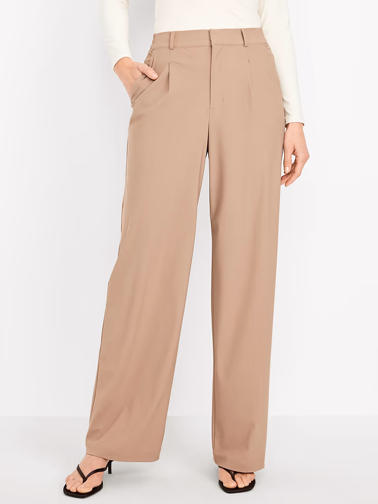 High-Waisted SleekTech Trouser Pants business casual outfits for women