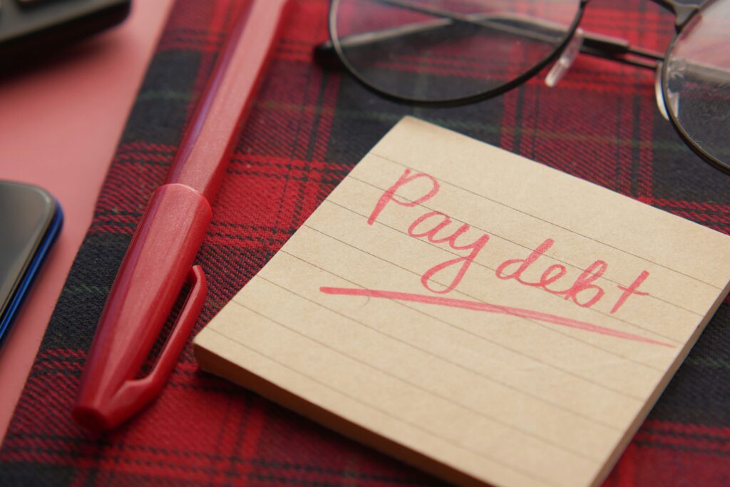 pay debt reminder how to start investing as self-employed