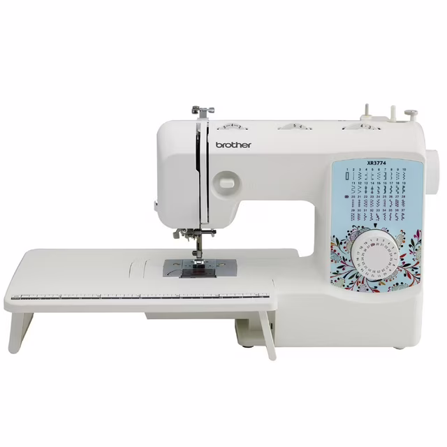 Brother XR3774C Sewing Machine with Wide Table and Motion/Open Toe Quilting Foot cyber week haul
