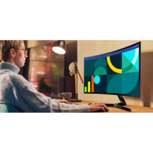 woman on computer workplace technology and computers