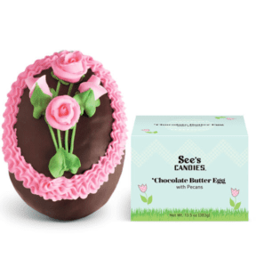 Easter baskets with candy
