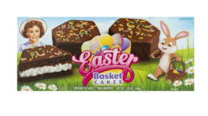 Easter baskets with candy