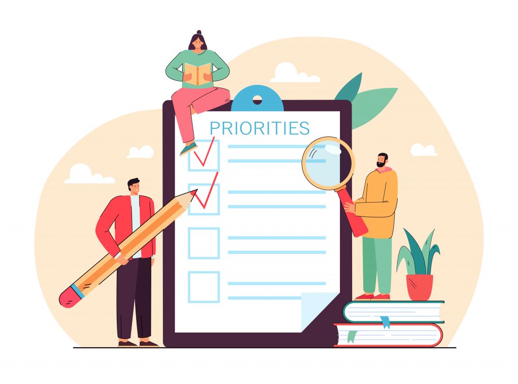 prioritizing time