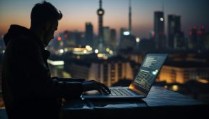 remote workers Cloud-Based HR Platforms - man on laptop