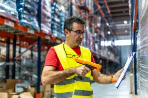 precision stock control - taking inventory in a warehouse