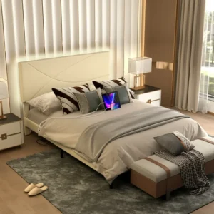 hotel furniture - beige bed