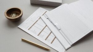 zero-base budgeting - budget sheets