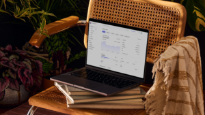 Best Business Checking Account - mercury on laptop