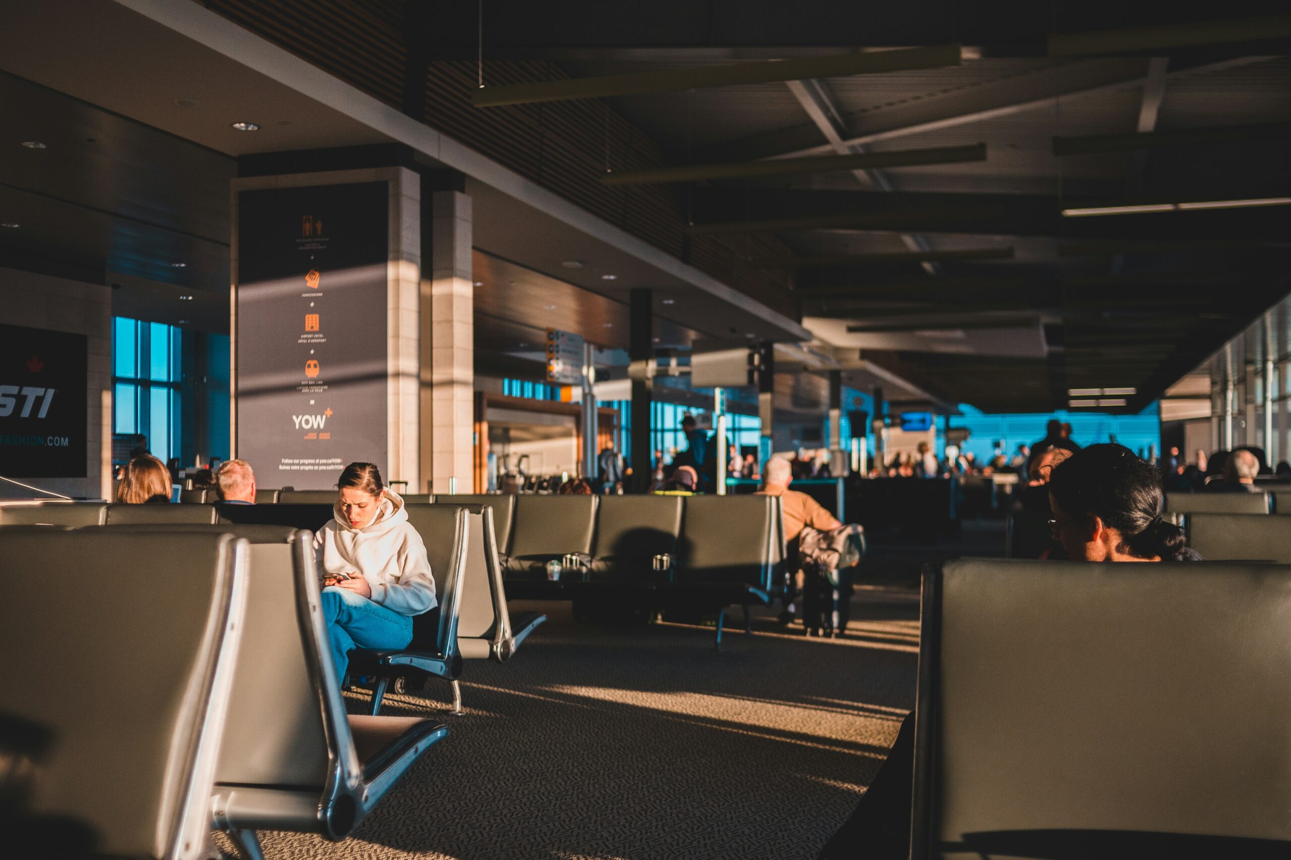 Best U.S. Cities for Remote Workers - working at the airport