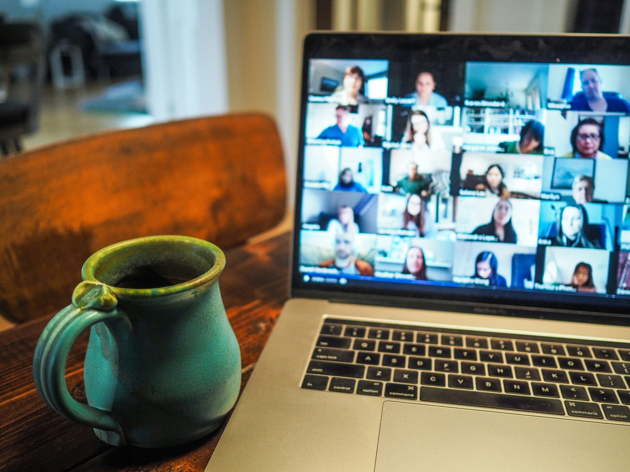 working from home zoom call productive hybrid teams