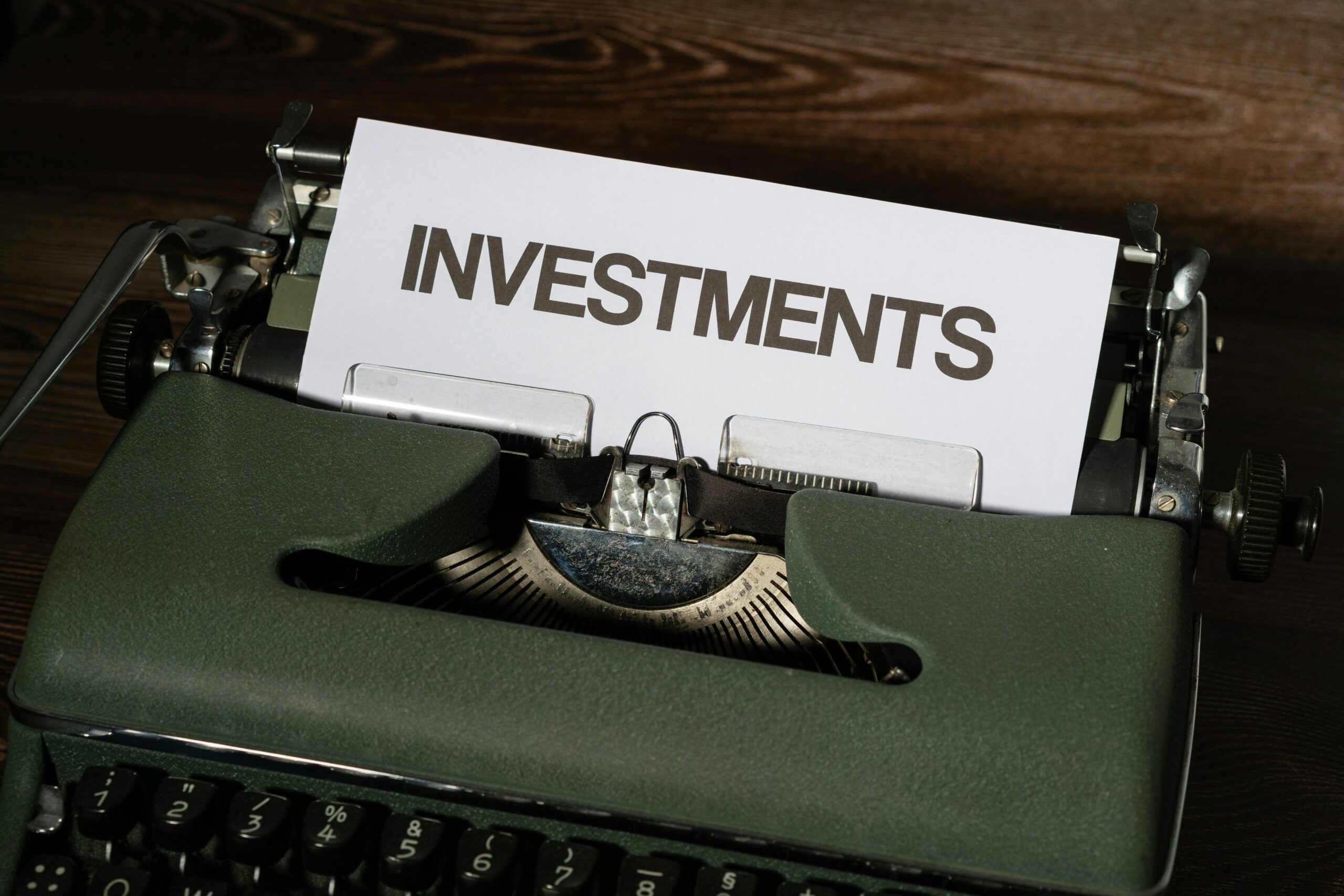 investments on typewriter smart investments for LLC owners
