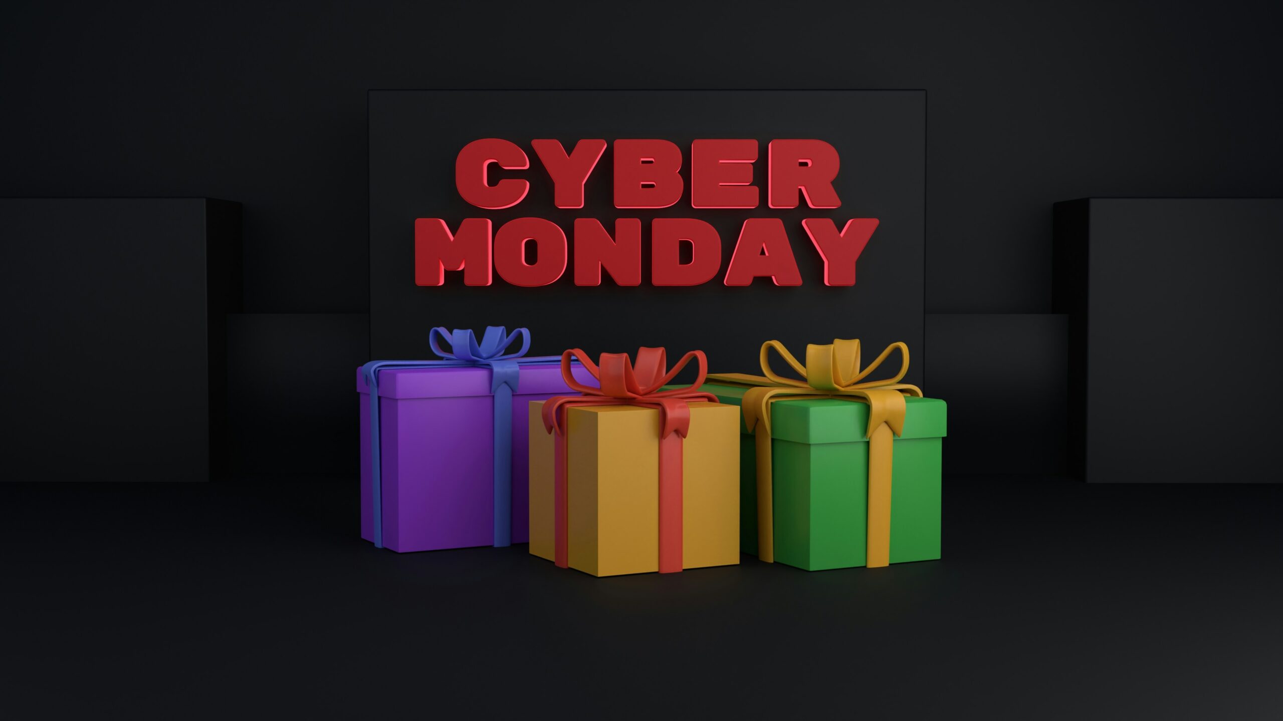 a group of presents with bows for cyber monday Must-Have Finds for Small Business Owners