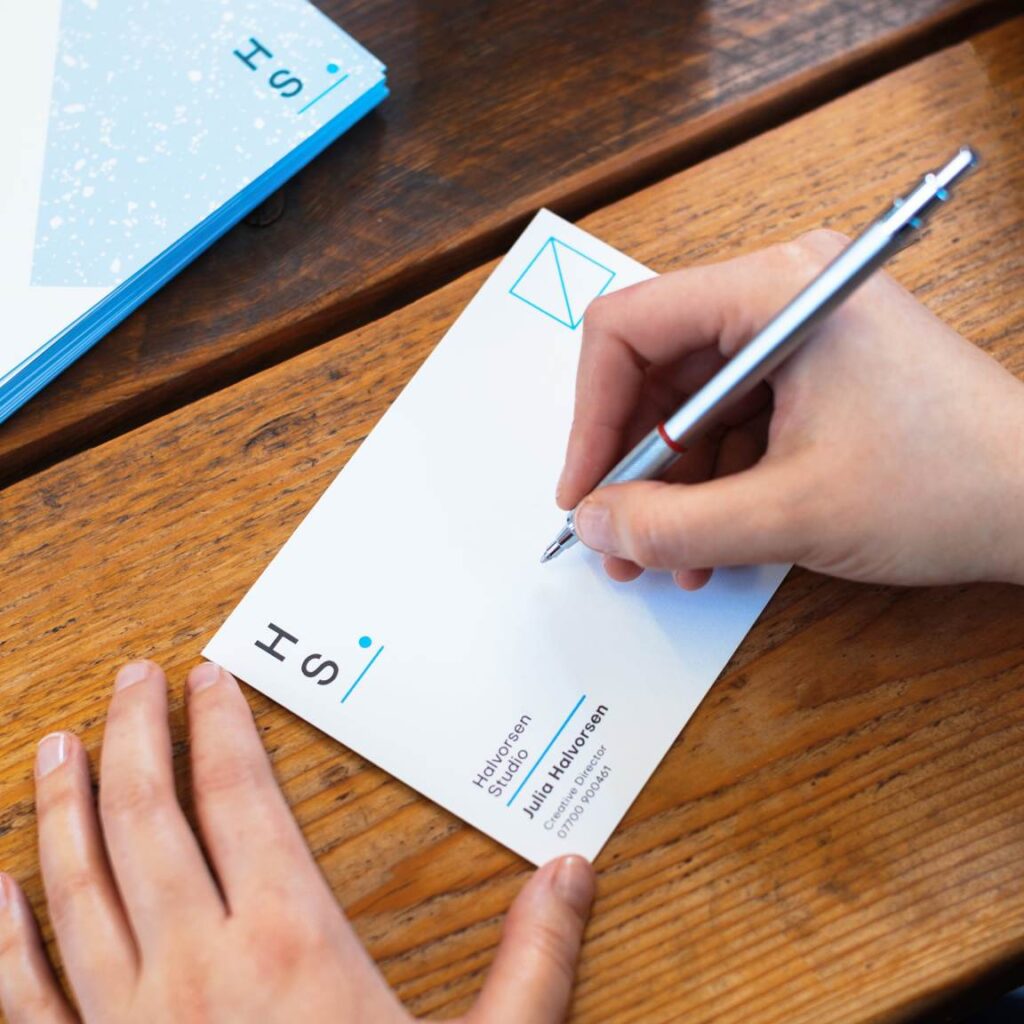 Luxe Notecards business marketing materials