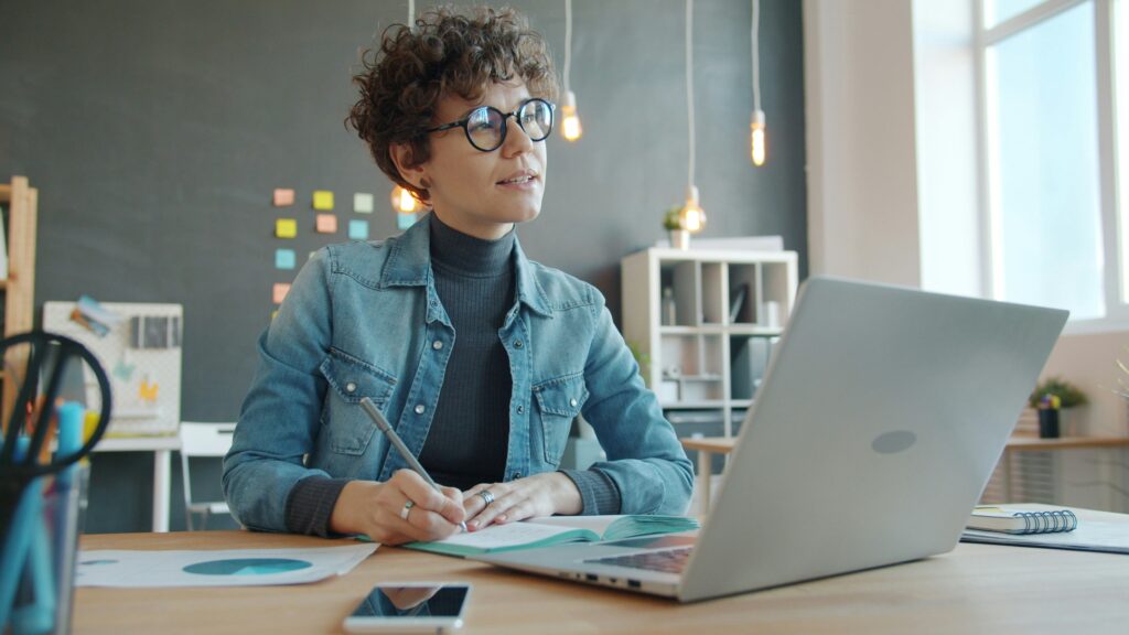  Best way to DIY taxes woman working at her desk Office Declutter System