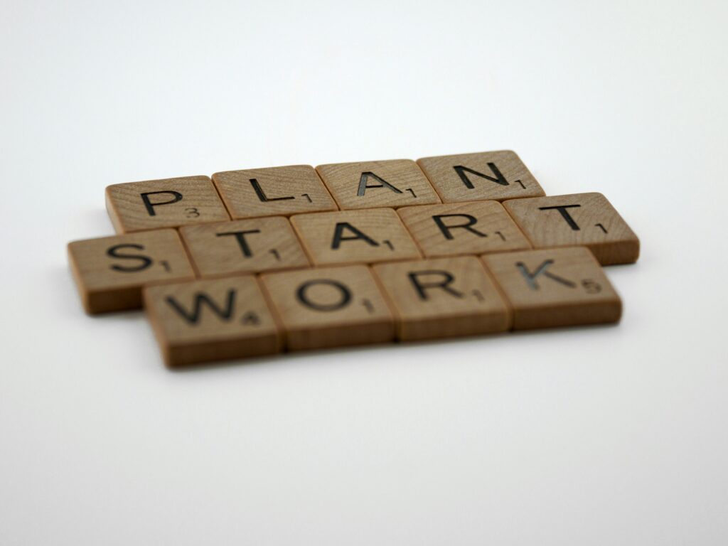 plan start work scrabble quote how to pivot your business