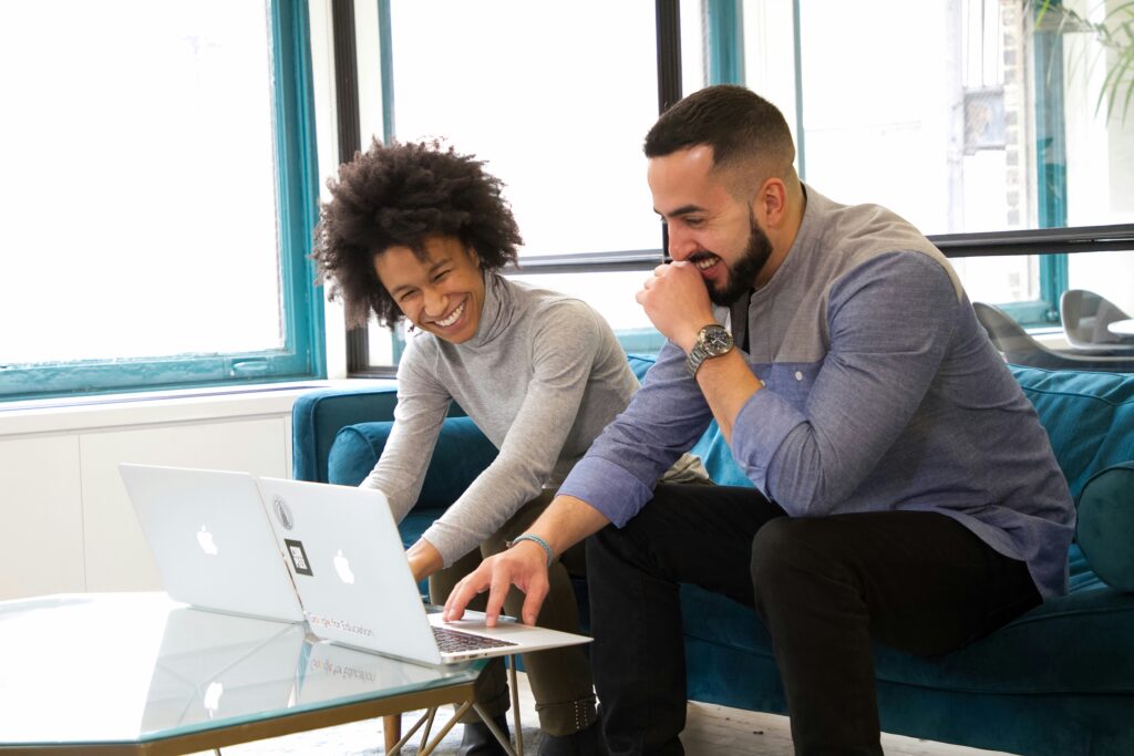 man and woman on zoom meeting When Should You Incorporate Your Business?