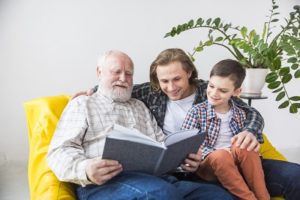 Things to do for Father's Day, look at photographs