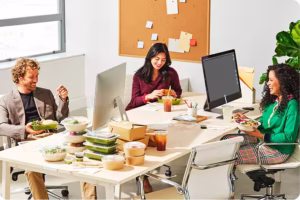Kw: workplace food delivery topic - workplace food ordering software, 1 system for everything - ordering, taxes, billing, employee rewards, and more Kw: Workplace Food Ordering software