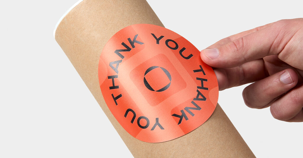 Coated Stickers custom stickers for small business