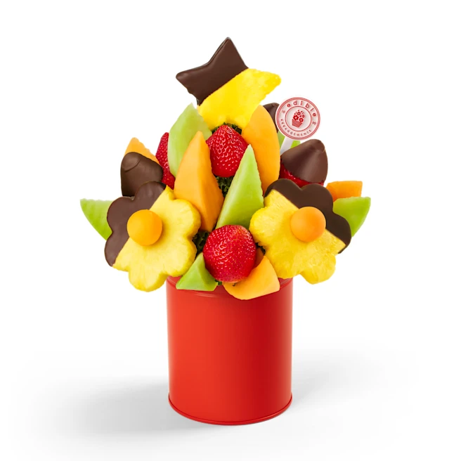 Delicious Daisy® Dipped Strawberries & Pineapple thank you gifts for clients