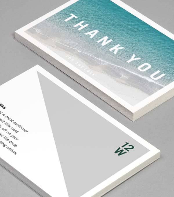 Sea Change Thank You Card employee appreciation ideas