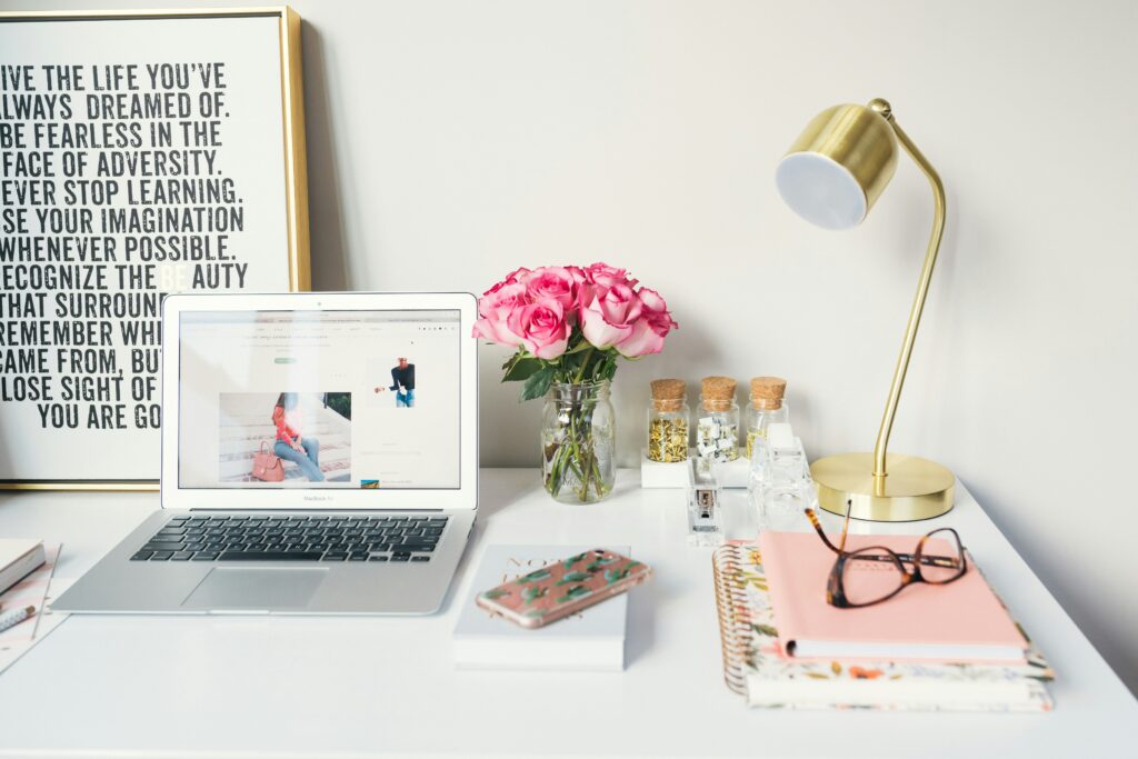 how to set up a professional home office working from home remote