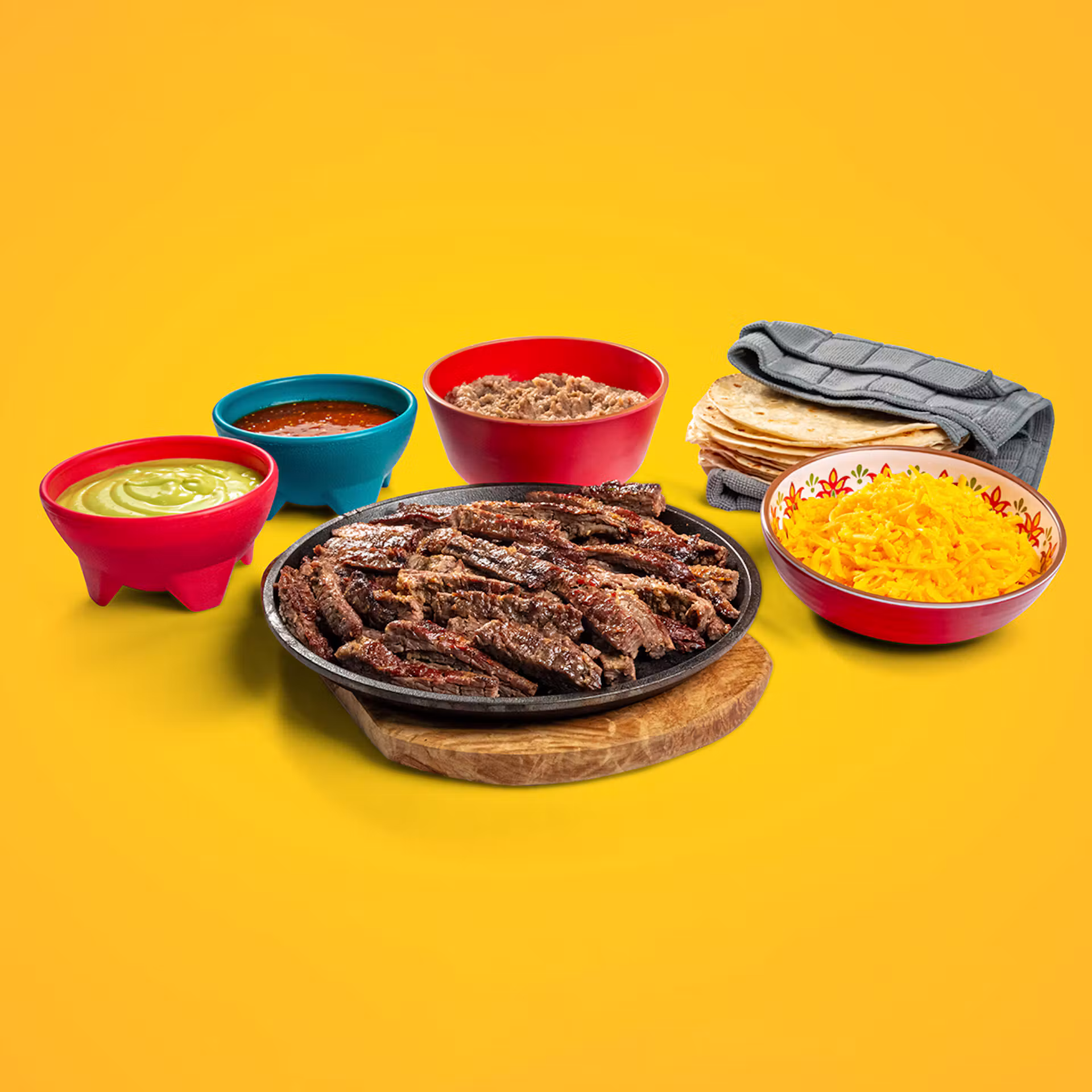 "Pirata" Steak Fajita Taco Kit for 4-6