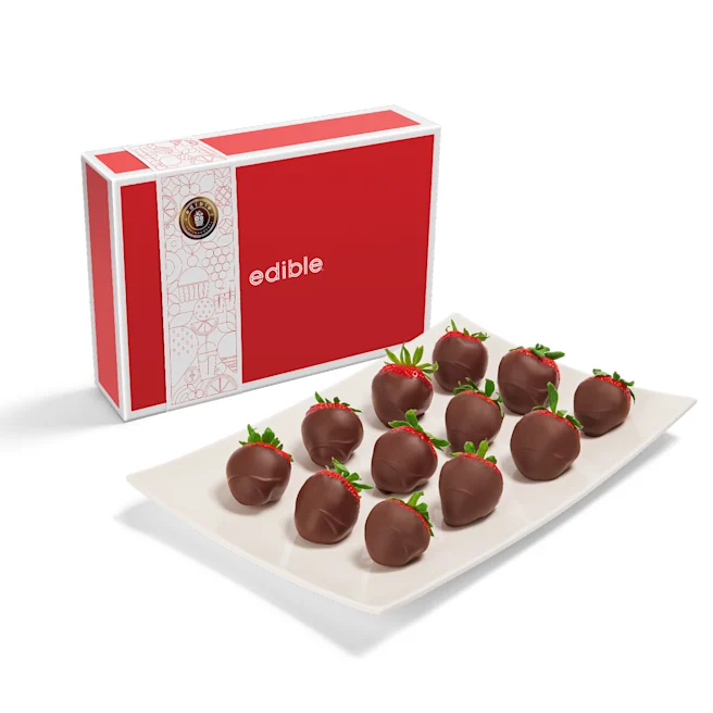 corporate gift boxes for the holidays Chocolate Dipped Strawberries Box