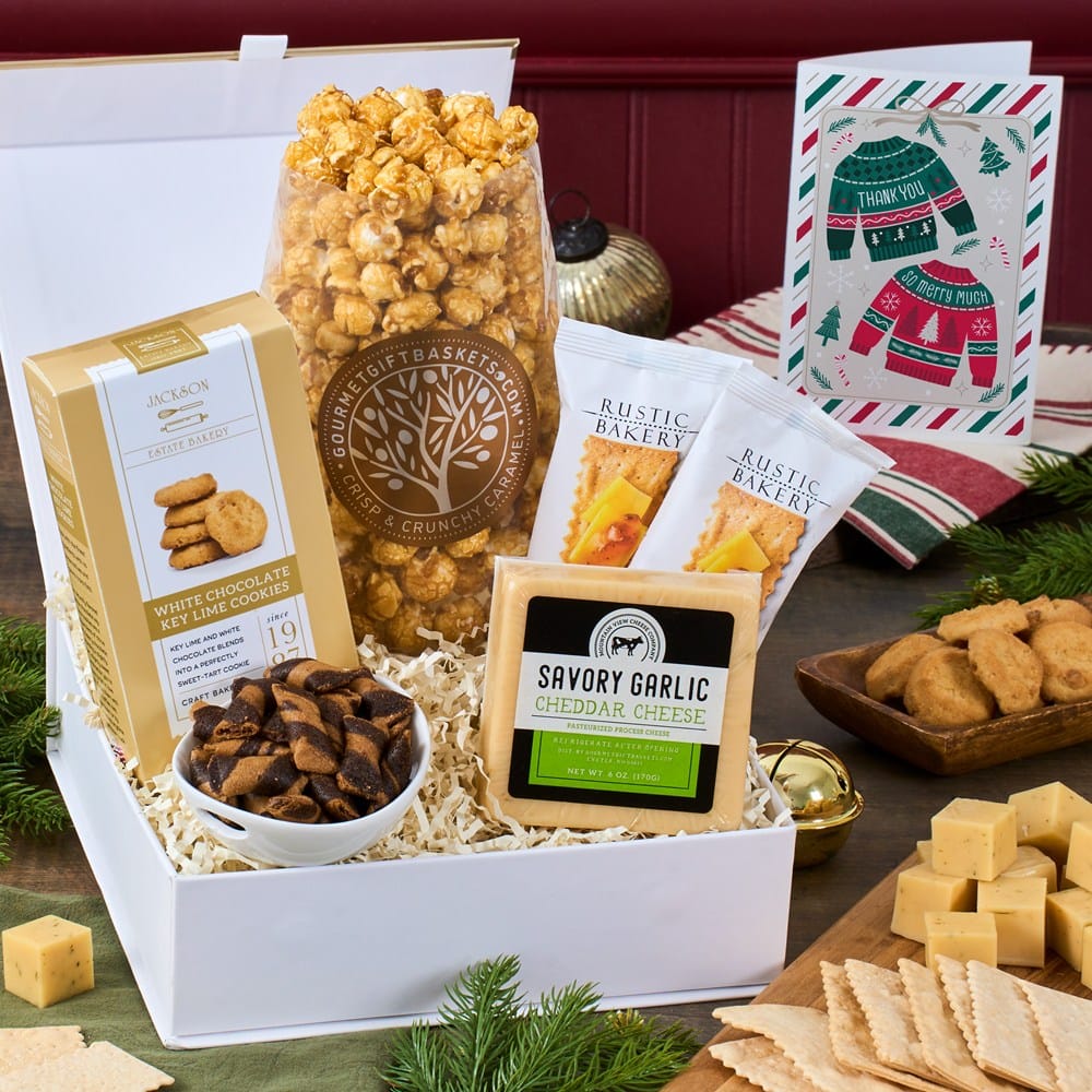corporate gift boxes for the holidays Christmas Classic Snack Gift Box