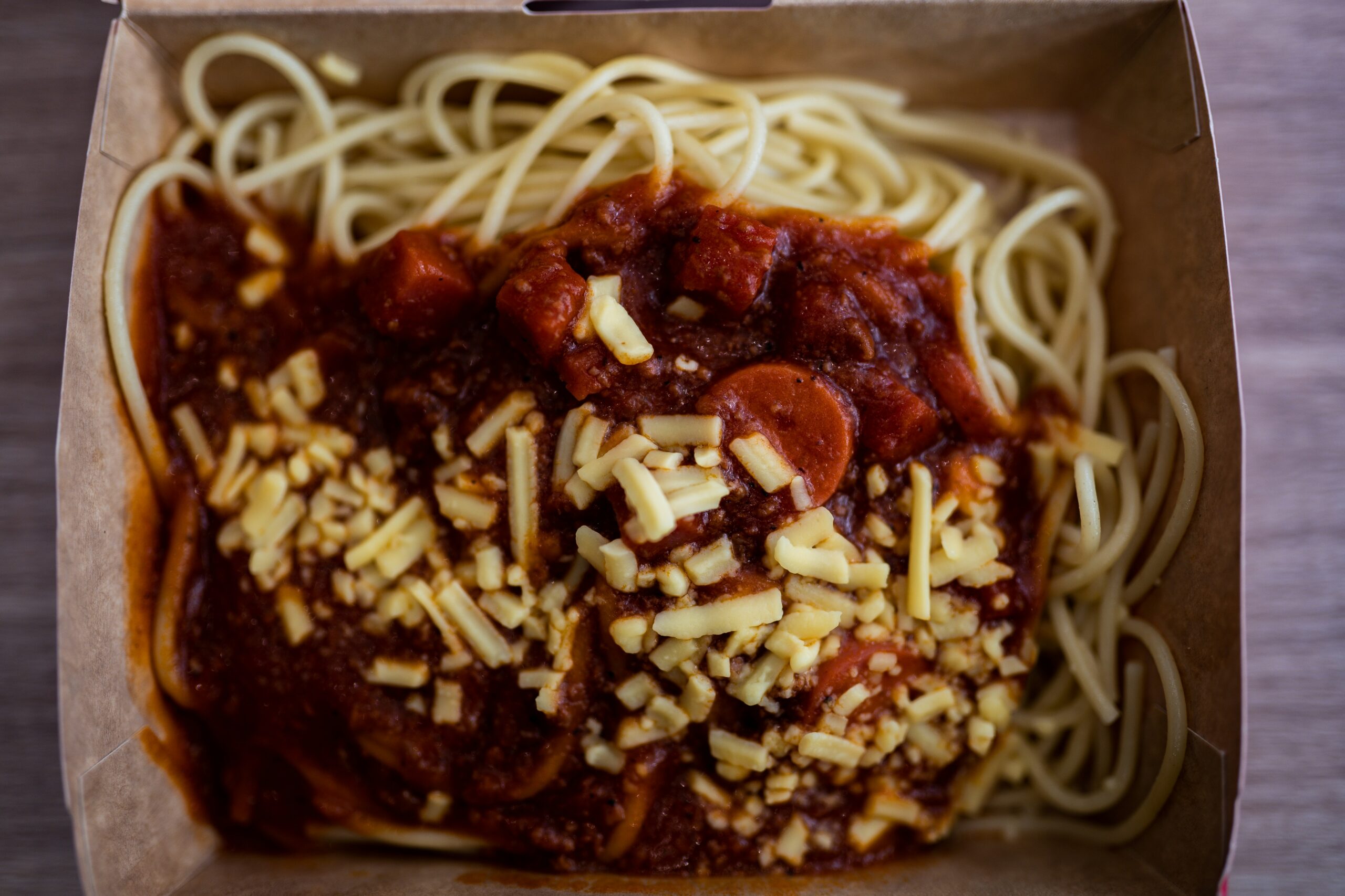 spagetti in a box how to order office catering