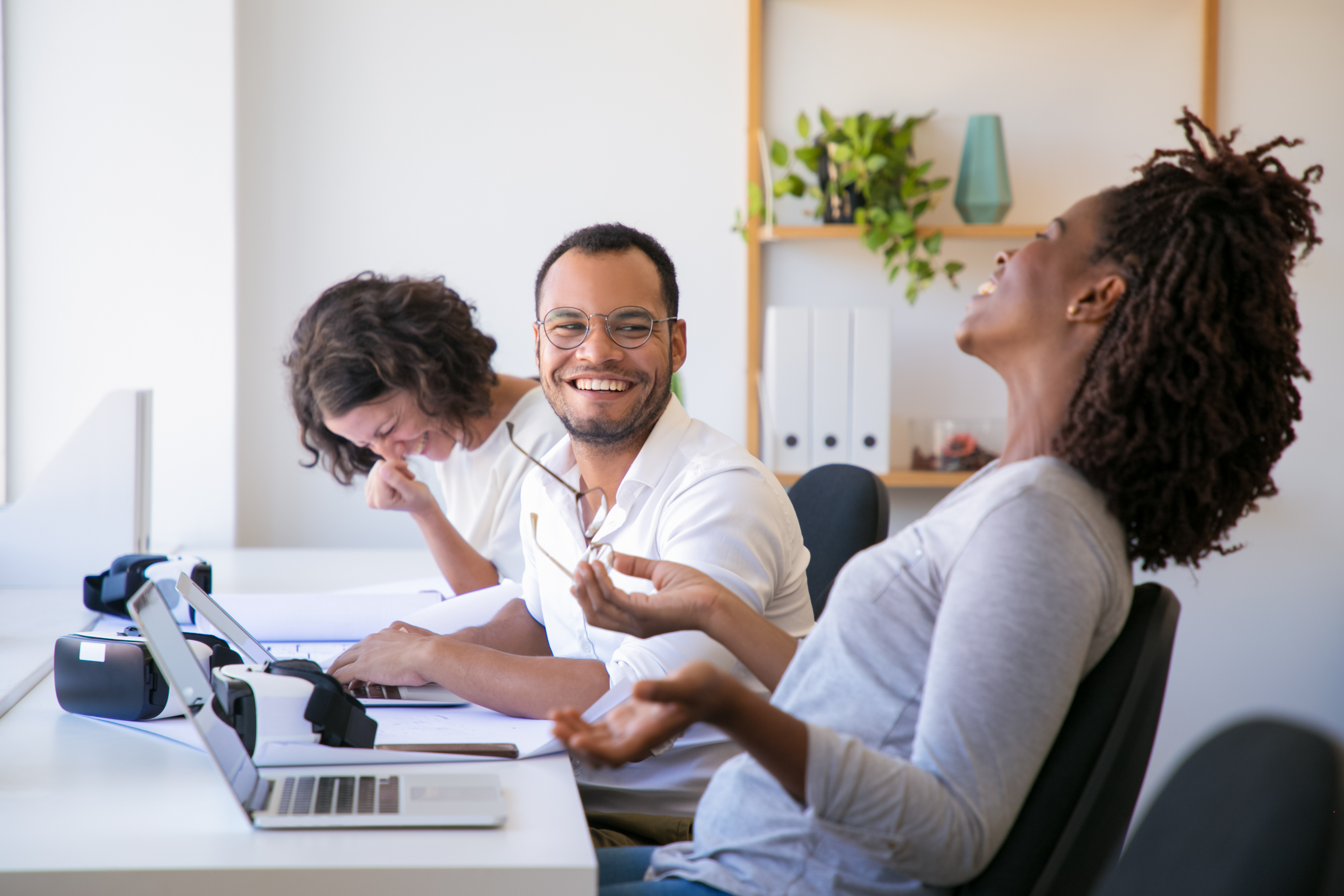 team working together small business quiet season