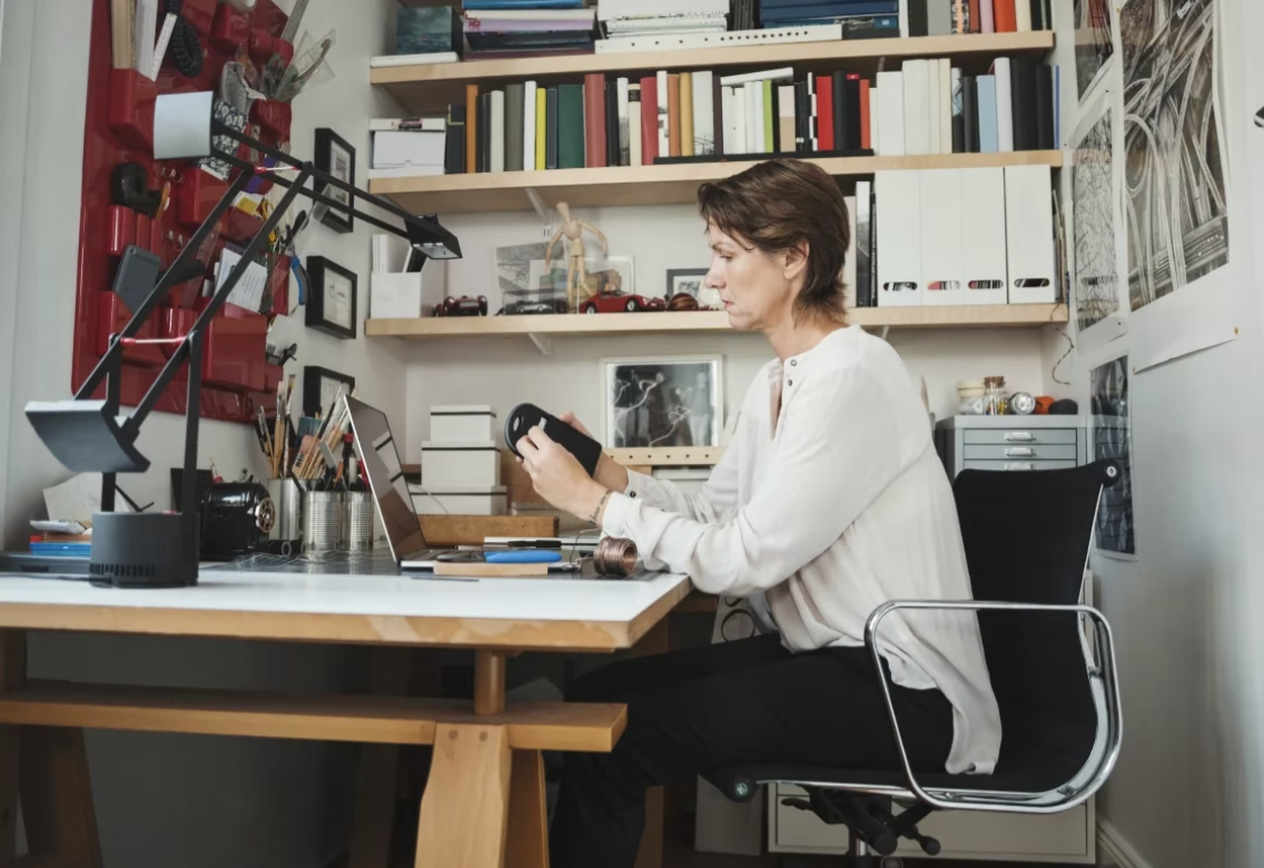 how to organize a home office