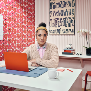Best websites for freelancers square image of woman at desk with laptop