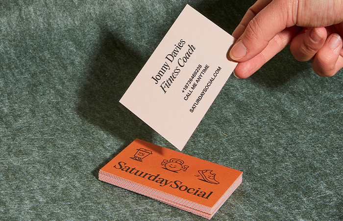 order business cards - beautiful branding materials or promotional materials - business card
