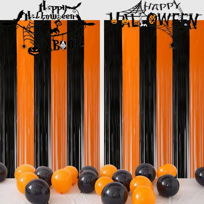 office halloween party photo wall