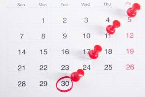 activity calendar - Checklist for Activity-Based Business