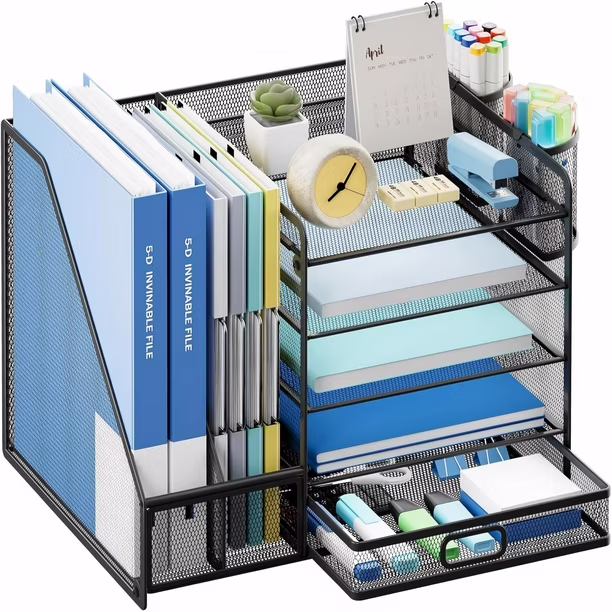 desk organizer - legal supplies