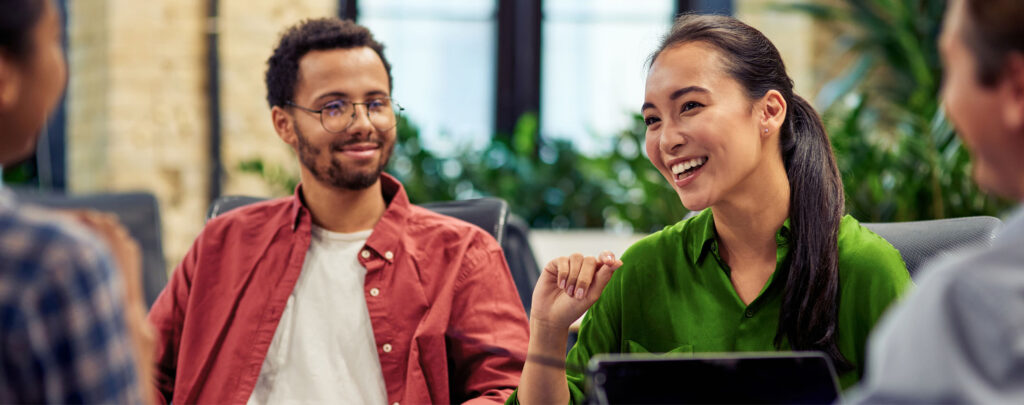 small business Q1 planning checklist people in a meeting 