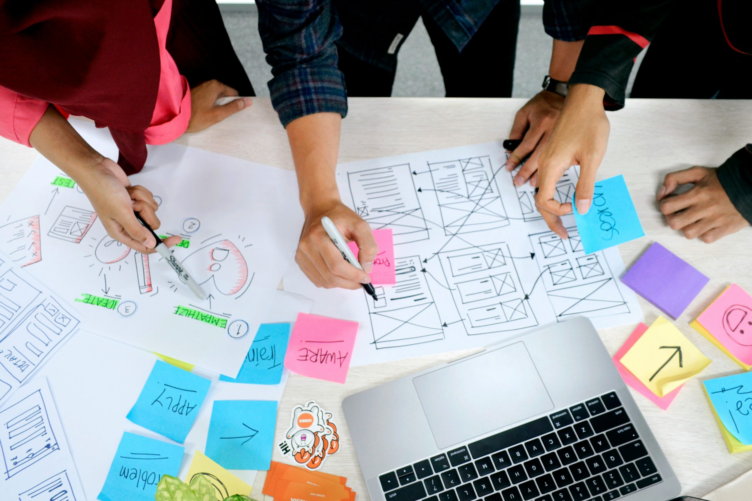 teamwork working together coworkers small business quiet season
