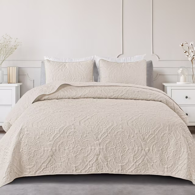 Exclusivo Mezcla Queen Quilt Bedding Set hotel suppl